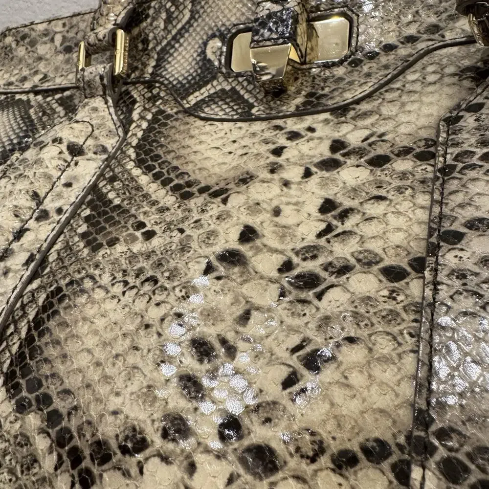 Tory Burch Women Bag Snake Pattern Python Shoulder LTD EDT Munich 2013 RARE